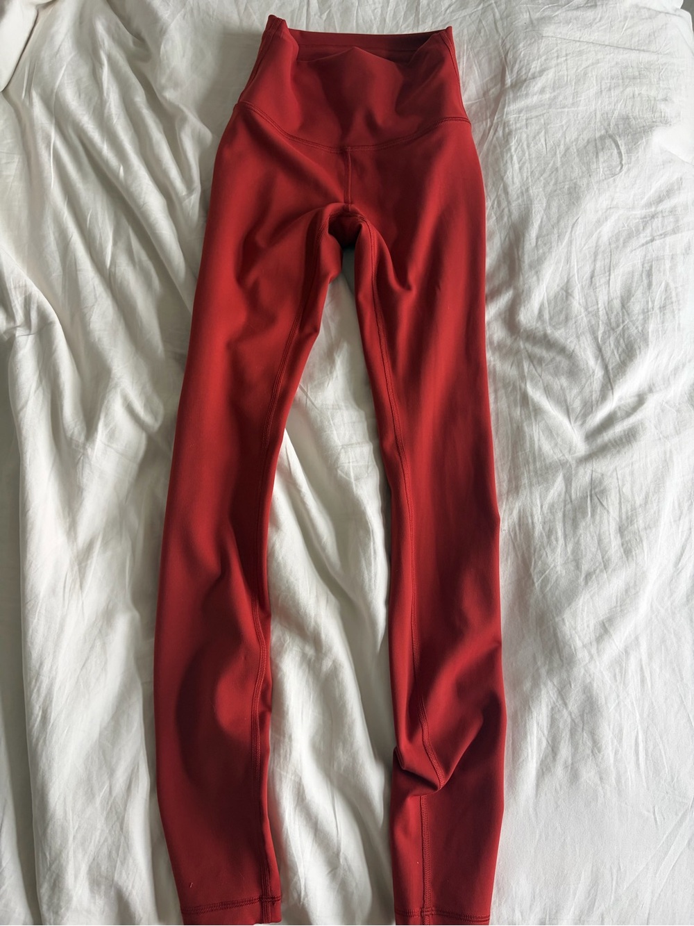 High-Rise Lulu Burnt Orange Leggings